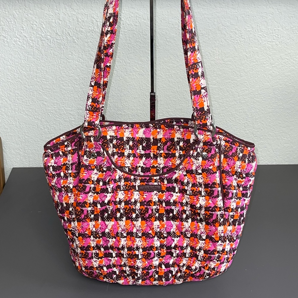 Vera Bradley Glenna - Houndstooth Tweed Satchel Bag